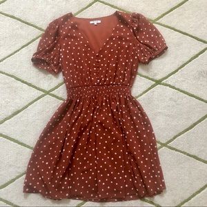 MADEWELL POLKA DOT DRESS